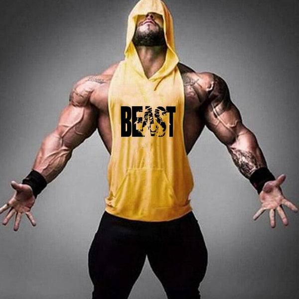 2019 new men's shirt compression vest adult gym vest fitness sleeveless T-shirt sportswear running vest jogging suit - TARAZONE