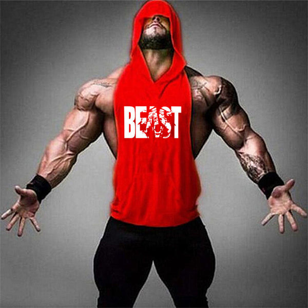 2019 new men's shirt compression vest adult gym vest fitness sleeveless T-shirt sportswear running vest jogging suit - TARAZONE