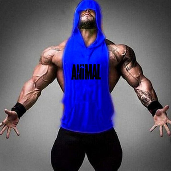 2019 new men's shirt compression vest adult gym vest fitness sleeveless T-shirt sportswear running vest jogging suit - TARAZONE