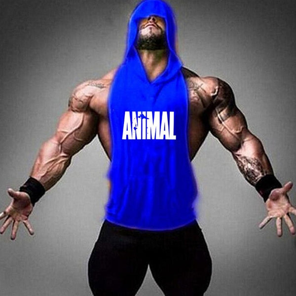 2019 new men's shirt compression vest adult gym vest fitness sleeveless T-shirt sportswear running vest jogging suit - TARAZONE