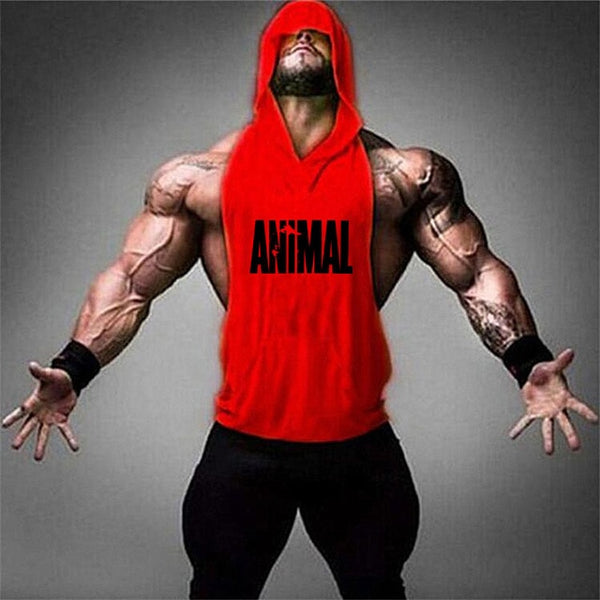2019 new men's shirt compression vest adult gym vest fitness sleeveless T-shirt sportswear running vest jogging suit - TARAZONE
