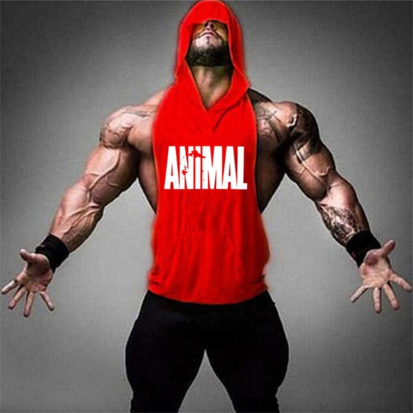 2019 new men's shirt compression vest adult gym vest fitness sleeveless T-shirt sportswear running vest jogging suit - TARAZONE