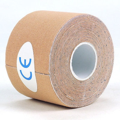 5M Waterproof Breathable Cotton Kinesiology Tape Sports Elastic Roll Adhesive Muscle Bandage Pain Care Tape Knee Elbow Protector - TARAZONE