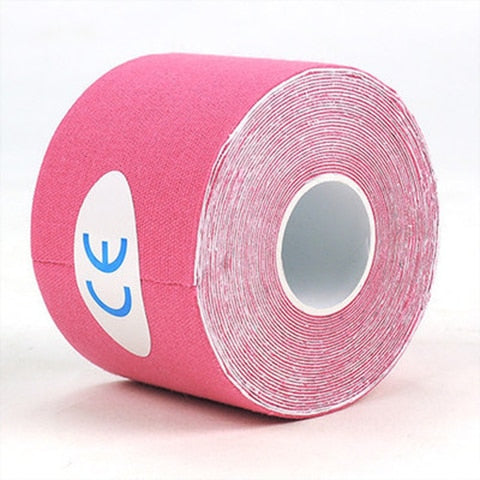 5M Waterproof Breathable Cotton Kinesiology Tape Sports Elastic Roll Adhesive Muscle Bandage Pain Care Tape Knee Elbow Protector - TARAZONE