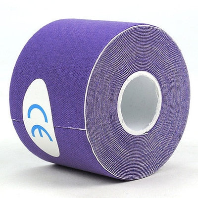 5M Waterproof Breathable Cotton Kinesiology Tape Sports Elastic Roll Adhesive Muscle Bandage Pain Care Tape Knee Elbow Protector - TARAZONE
