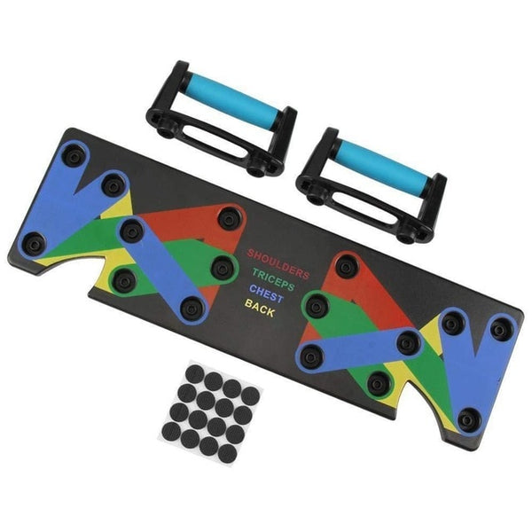 9 in 1 Push Up Rack Board Men Women Comprehensive Fitness Exercise Push-up Stands Body Building Training System Home Equipment - TARAZONE