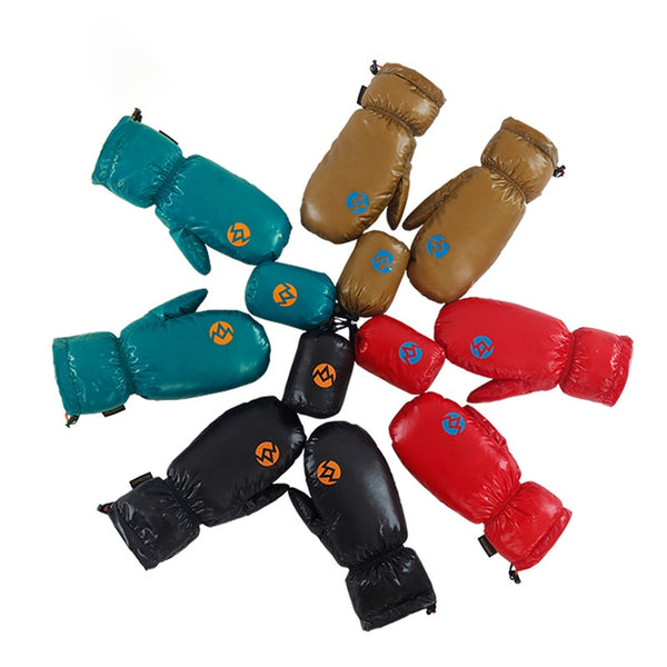 Bicycle Bike Glove Full Finger Cycling Aegismax Gloves Windproof Goose Down Outdoor Camping Hiking Children Kids / Adults Glove - TARAZONE
