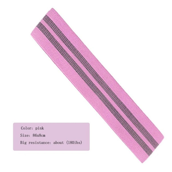 New Durable Hip Circle Band Yoga Anti-slip Gym Fitness Rubber Band Exercises Braided Elastic Band Hip Lifting Resistance Band - TARAZONE
