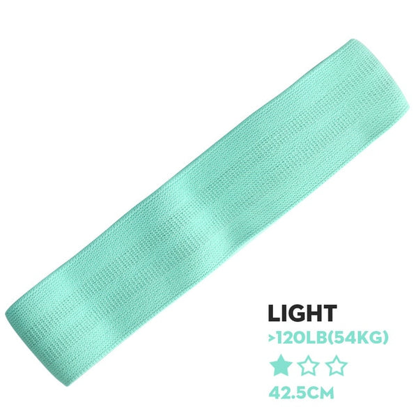 SKDK 1PC Hip Band Cotton Yoga Resistance Band Wide Fitness Exercise Legs Band Loop For Circle Squats Training Anti Slip Rolling - TARAZONE