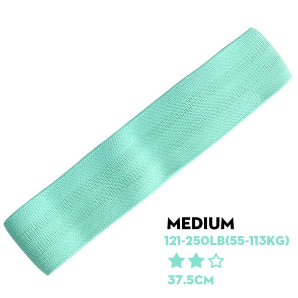 SKDK 1PC Hip Band Cotton Yoga Resistance Band Wide Fitness Exercise Legs Band Loop For Circle Squats Training Anti Slip Rolling - TARAZONE