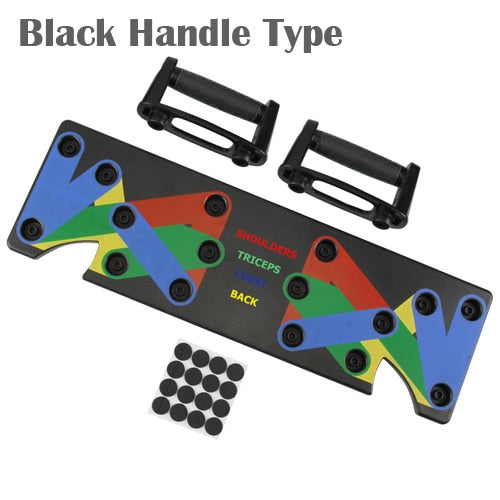 9 in 1 Push Up Rack Board Men Women Home Comprehensive Fitness Exercise Push-up Stands For GYM Body Training - TARAZONE