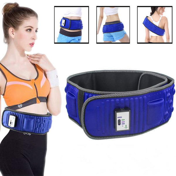 New Electric Vibrating Slimming Belt Fitness Massager Slimming Machine Lose Weight Fat Burning Abdominal Muscle Waist Trainer - TARAZONE