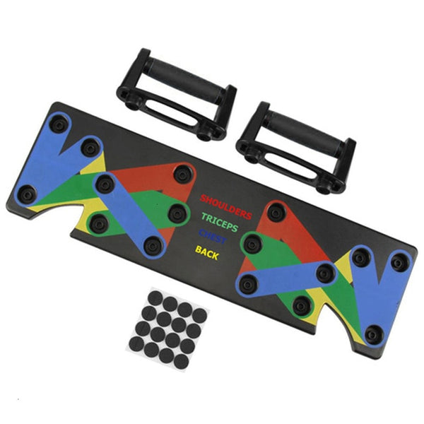 9 In 1 Gym Push-up Stands Body Building Training System Home Muscle Equipment Push Up Rack Board Men Women Comprehensive Fitness - TARAZONE