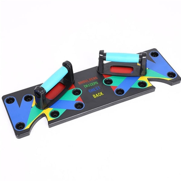 9 in 1 Push Up Rack Board Exercise at Home Body Building Comprehensive Fitness Equipment Gym Workout Training for Men Women - TARAZONE
