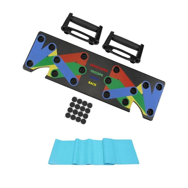 9 in 1 Push Up Rack Board Men Women Home Comprehensive Fitness Exercise Push-up Stands For GYM Body Training - TARAZONE