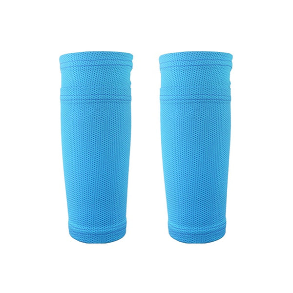 1 Pair teens Soccer Shin Guard With Pocket For Football Shin Pads Football Socks Sleeves Protective Football Support Socks - TARAZONE