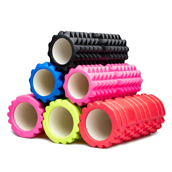 New Women Yoga Column Foam Yoga Pilates Fitness Foam Roller Sports Train Gym Massage Exercise Relax Foam Rolls Dropshipping - TARAZONE
