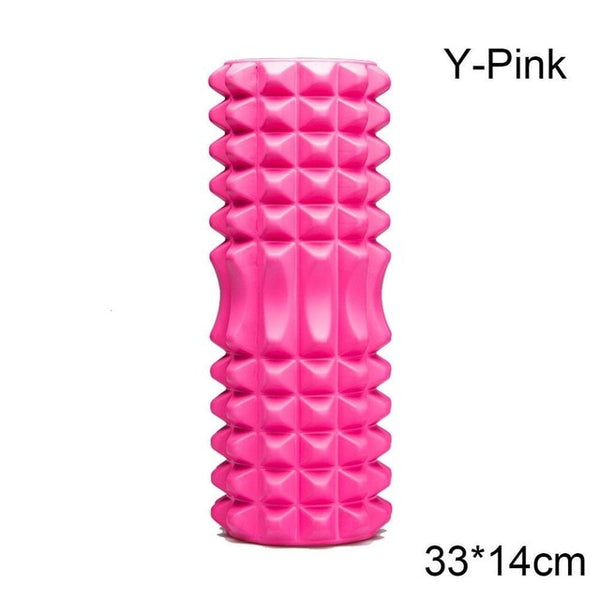 New Women Yoga Column Foam Yoga Pilates Fitness Foam Roller Sports Train Gym Massage Exercise Relax Foam Rolls Dropshipping - TARAZONE