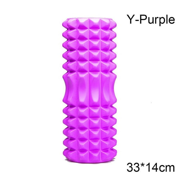 New Women Yoga Column Foam Yoga Pilates Fitness Foam Roller Sports Train Gym Massage Exercise Relax Foam Rolls Dropshipping - TARAZONE