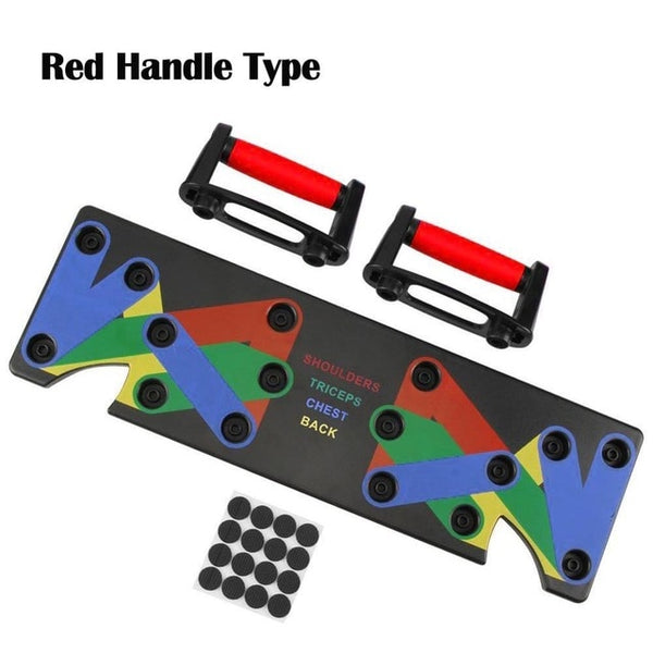 9 in 1 Push Up Rack Board Men Women Home Comprehensive Fitness Exercise Push-up Stands For GYM Body Training - TARAZONE