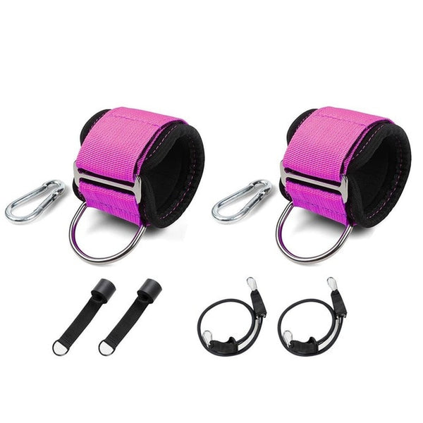 Gym Ankle Straps Set Fitness Ankle Strap with Other Accessories for Workout Legs  Extension Training - TARAZONE