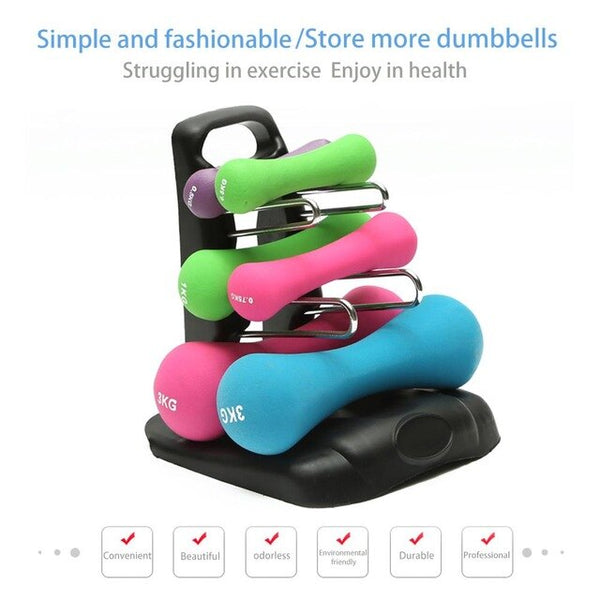 1pcs Dumbbell Bracket Triangle Small Leaves Big Leaves Different Shapes Dumbbell Bracket Fitness Equipment Accessories - TARAZONE