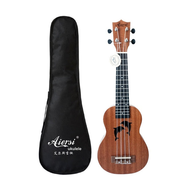 Aiersi brand 21 inch mahogany Soprano ukulele musical instrument guitar ukelele - TARAZONE
