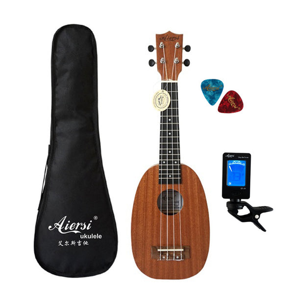 Aiersi brand 21 inch mahogany Soprano ukulele musical instrument guitar ukelele - TARAZONE