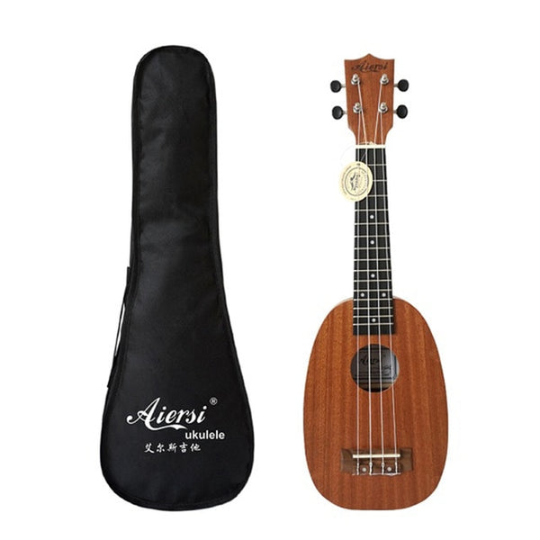 Aiersi brand 21 inch mahogany Soprano ukulele musical instrument guitar ukelele - TARAZONE