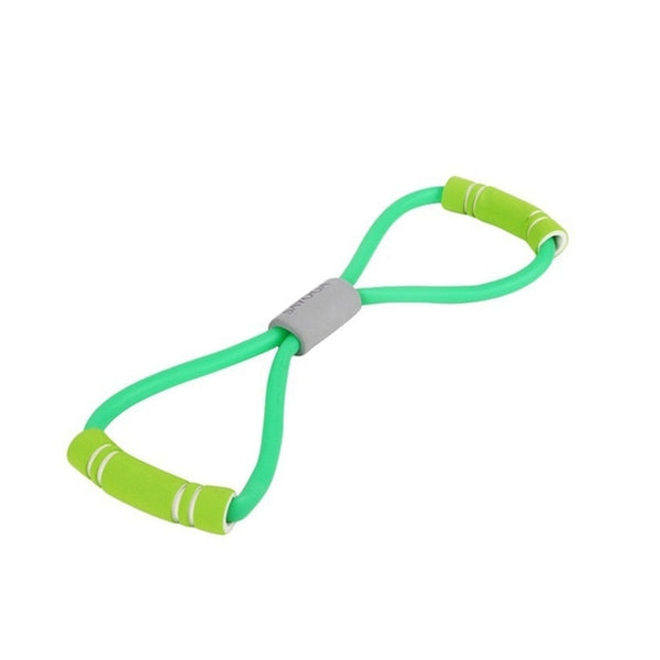 2019 Hot Yoga Gum Fitness Resistance 8 Word Chest Expander Rope Workout Muscle Fitness Rubber Elastic Bands for Sports Exercise - TARAZONE