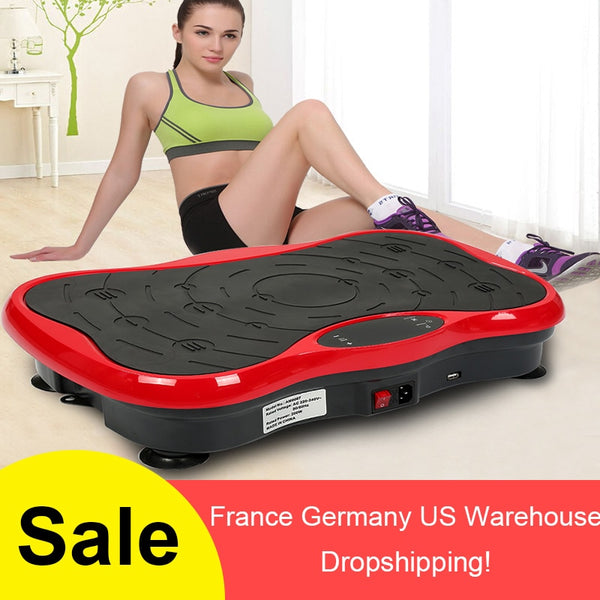 Upgraded ultra-thin massage vibration Plate board weight loss slimming machine fat burning home fitness gym equipment HWC - TARAZONE